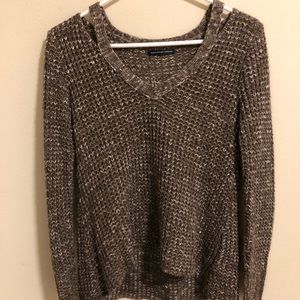Small American Eagle Brown Knit Sweater